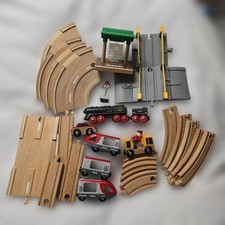BRIO Brio Station Car Railroad Crossing Rail Set 440d91
