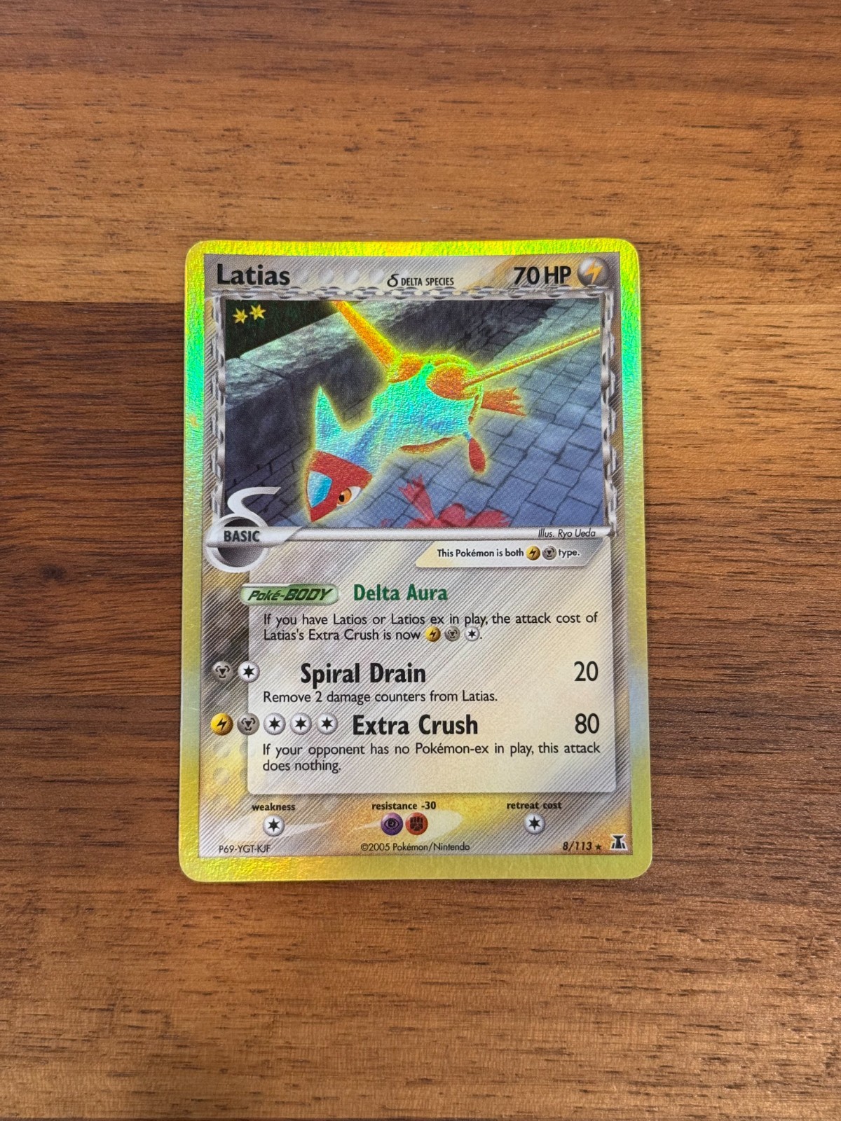 Pokemon Delta Species Latias 8/113 Holo NM