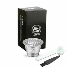 Reusable Stainless Steel Metal Coffee Capsules Pods for Nespresso Machine UK