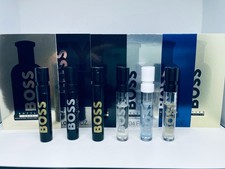 Hugo Boss Men Cologne Collection Sample Spray Vials 6pc Set