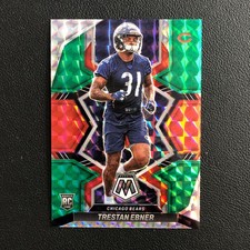 2022 Panini Mosaic NFL RC Trestan Ebner Red/Green Choice Bears