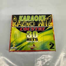 New Sealed Chartbuster Karaoke CD CSG 30 Songs 2 Disc Radio Hitz Vol 20 Country