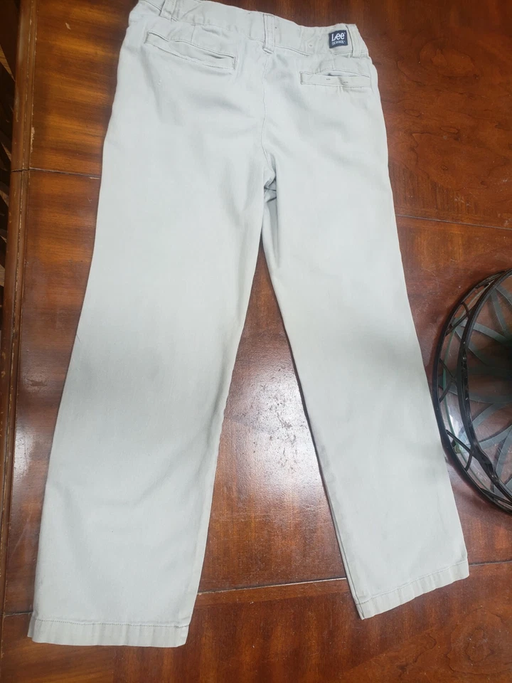 Pantalones Lee School caqui talla 8 para niñas Foto 2 de 2