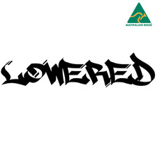 Lowered Jdm Vinyl Decal Sticker 21 Cm X 5 Cm