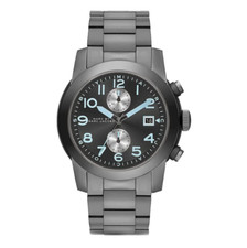 MARC JACOBS MBM5051 GUNMETAL DIAL GUNMETAL STAINLESS BRACELET LADIES 46MM WATCH