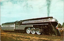 Postcard Train New York Central 5429 Hudson Class J 3a