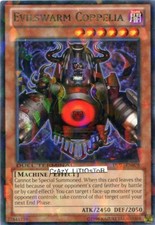 3 X YU-GI-OH EVILSWARM COPPELIA DUEL TERMINAL SILVER RARE MINT DT07-EN078