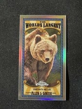 2021 Allen and Ginter Chrome Mini Worlds Largest #MWL-20 Brown Bear