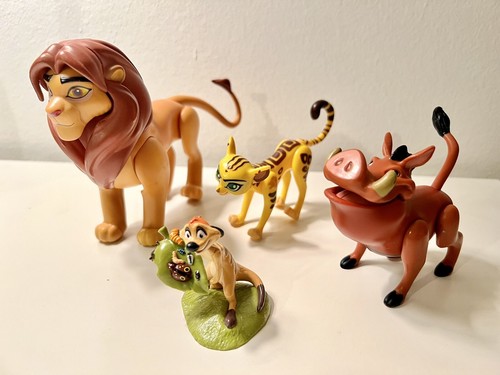 Lot Of 4 Disney Lion King Pvc Figures Cake Toppers Simba Pumbaa Nala Timon Ebay