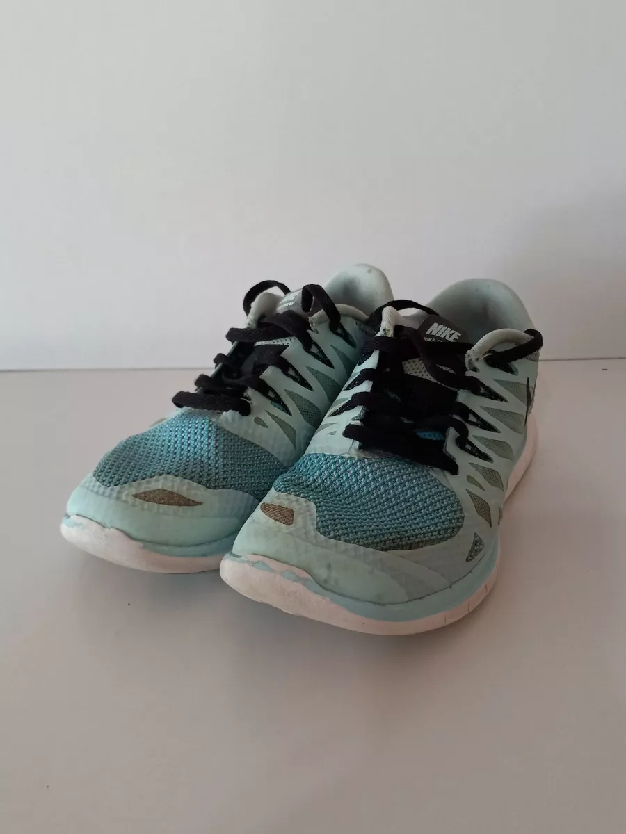 Nike Womens Free 5.0 642199 402 Clearwater Blue Running Shoes Size
