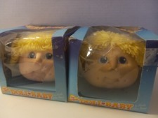 The Original DOLL BABY Doll Head BY MARTHA NELSON THOMAS 1984 Qty 2 W/ Boxes