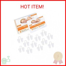 Nose Vent Sinus Relief Dilator Pack of 12 Medium Size Hard Silicone Vents - A