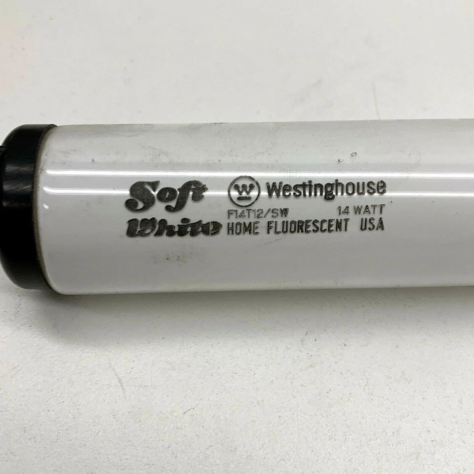 Westinghouse F14T12/SW Soft White Home Fluorescent Lamp Light Bulb 14W Black Cap - Image 2 of 4