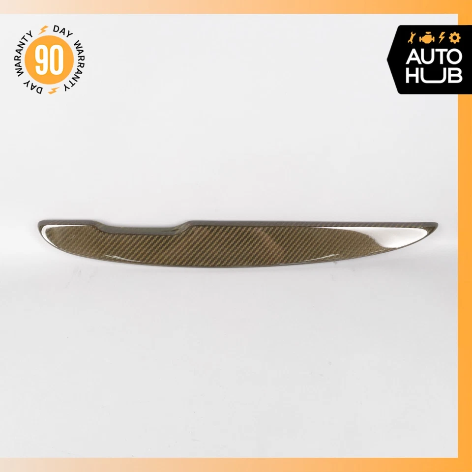 00-04 Aston Martin DB7 Vantage puerta lateral izquierda del conductor moldura fibra carbono OEM 23k Foto 3 de 4