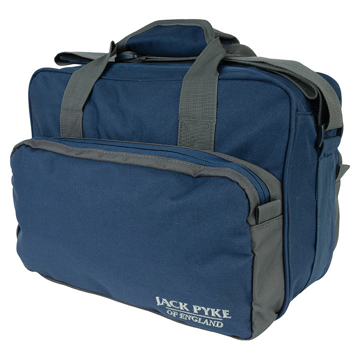 Jack Pyke Sporting Shoulder Bag Shooting Carry Pack Hunting Satchel Blue Grey