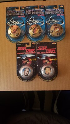 Lot Of 5 Star Trek Deep Space Nine & Next Generation Yo-Yo New In Package