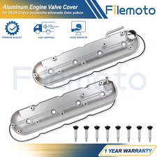 Aluminum Engine Valve Cover w/gasket for 99-09 Chevy avalanche silverado yukon