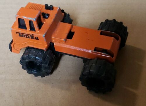 Vintage Mini Tonka Dump Truck Made in China Orange 3" 1992 1:16 - Picture 1 of 3