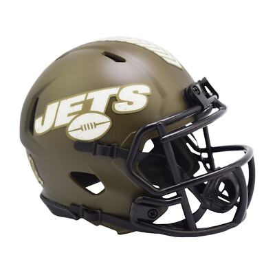 NFL New York Jets Salute to Service Mini Helm Speed Riddell Footballhelm