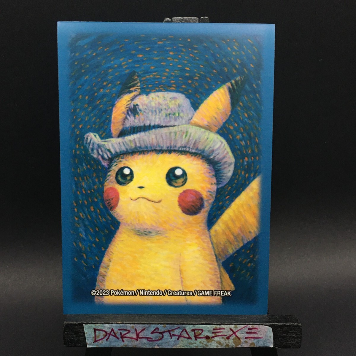 ポケモンカードゲーム pokemon Pikachu VanGogh Exhibition This Pokémon x Van Gogh Pikachu TCG promo card is perfect