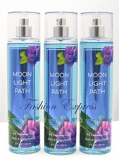 BATH BODY WORKS MOONLIGHT PATH BODY MIST SPRAY 8 FL OZ LOT OF 3 PCS