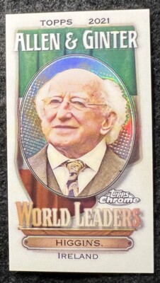 2021 Topps Allen & Ginter Chrome Mini World Leaders #MWL-25 Michael D. Higgins 