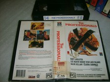 THE PROFESSIONALS (1966 Pre Cert) - Rare Australian RCA VHS Issue - Cult Western