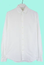 SUITSUPPLY Egyptian Cotton Slim Fit Formal Shirt Men's 40L / 15 3/4L White