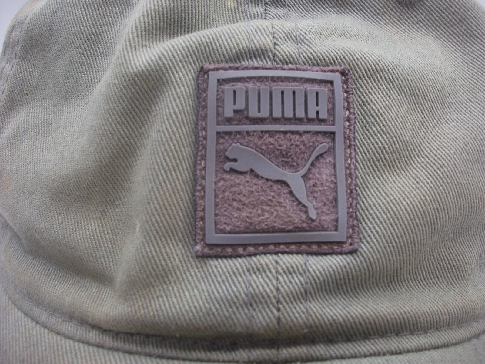 Puma Hat Greenish Gray Strapback Baseball Cap - image 3