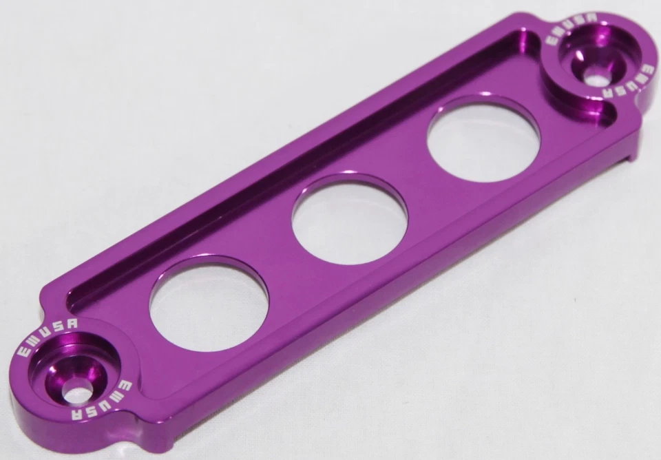 EMUSA Billet Batería Atar Ajuste 92-00 Civic/00-08 S2000/92-01 Prelude PÚRPURA Foto 4 de 4