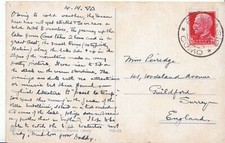 Genealogy Postcard - Family History - Perridge - Guildford - Surrey  U1981