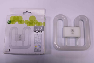 6,5 GE GR8 2 Pin CFL 2D Röhre Glühbirne Doppel D Lampe, 2700K warmweiß