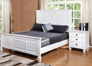 Sandy Beach 3 Piece Poplar Timber Queen Bedroom Set White Ebay