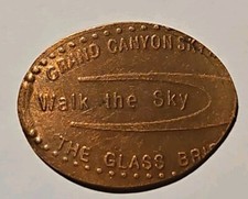 Grand Canyon Skywalk Walk The Sky The Glass Bridge Elongated Pressed Penny