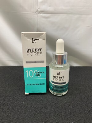 it Cosmetics Bye Bye PORES Concentrated Derma Serum 10% Glycolic Acid 1.0 oz.