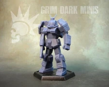 BTech Scale - Griffin proxy mech (retro style)