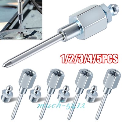 1/2/4/5PCS Grease Gun Needle Tip of The Mouth Removable Needle Nose Head Nozzle