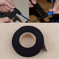 Car Automotive Heat Resistant 19mm x15M Wiring Harness Velvet Cloth Tape