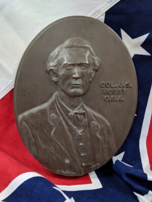 Col. John S. Mosby   Plaque in Bonded Bronze