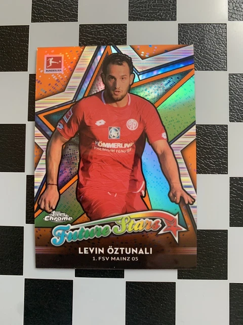 2018-19 Topps Chrome Bundesliga Future Stars Levin Öztunali Orange /25 Mainz 05