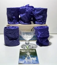 New *VINTAGE* Waterford Crystal COLLEEN (1953-) Set of 6 Liquor Cocktail 3 1/2"