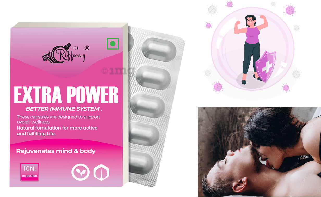 Ayurvedic Ashwagandha Extra Power Capsule For Women Energy and Immunity Booster