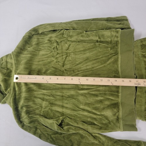Gymboree Girl's Outfit Green Hooded Zip Jacket Sz 10-12 SKORT Skirt Sz 9 Velour - Picture 7 of 12