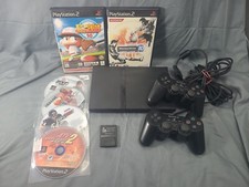 Pacchetto console Sony PlayStation 2 Slim nero antracite. Giochi Stati Uniti e Giappone 