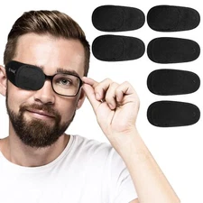 6 Pcs Medical Eye Patches Left or Right Single Eye Patches for Glasses