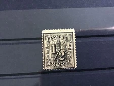 Hamburg 1864  Reprint Copy Forgery  SG 19F used   stamp R30543