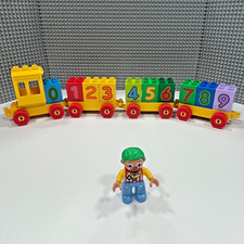 LEGO DUPLO Number Train 11248 Numbers 0 Thru 9 and Clown Minifigure