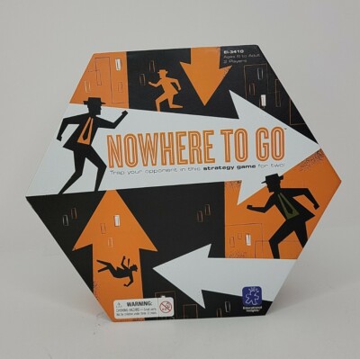 Educational Insights Nowhere To Go Board Game. Strategy Game for Two. New/Sealed