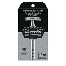Wilkinson Sword 6 Piece Safety Razor Set Classic Close Shave Premium Handle