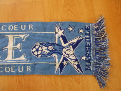 écharpe OLYMPIQUE DE MARSEILLE vintage OM double face ADIDAS collection écharpe OLYMPIQUE DE MARSEILLE vintage OM double face ADIDAS collection